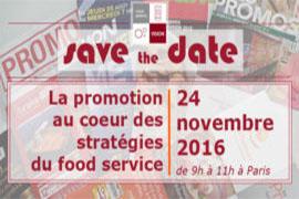 Premier petit déjeuner de la promotion en food service